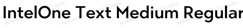 IntelOne Text Medium Regular字体转换
